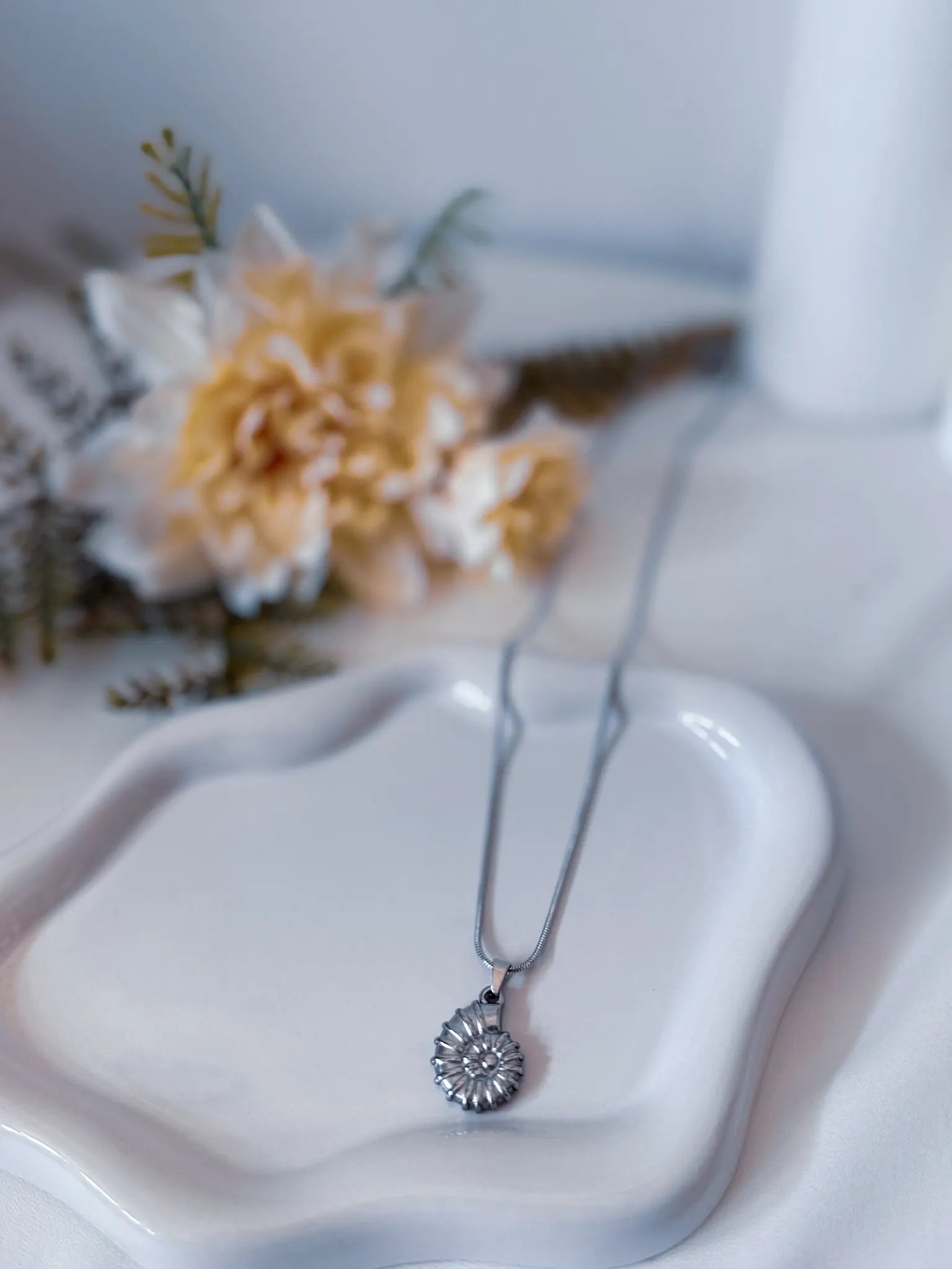 Colar Porto prateado