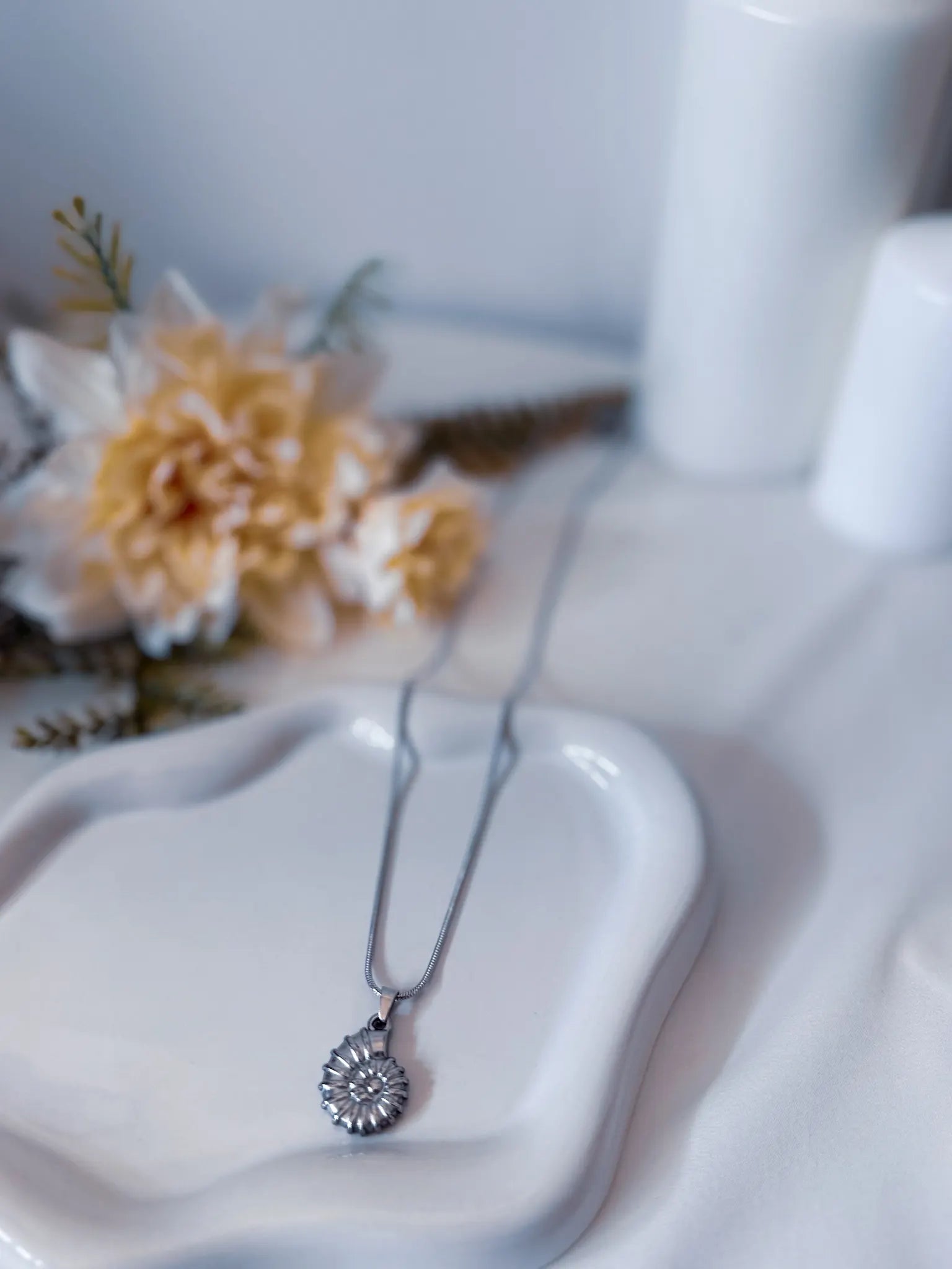 Colar Porto prateado