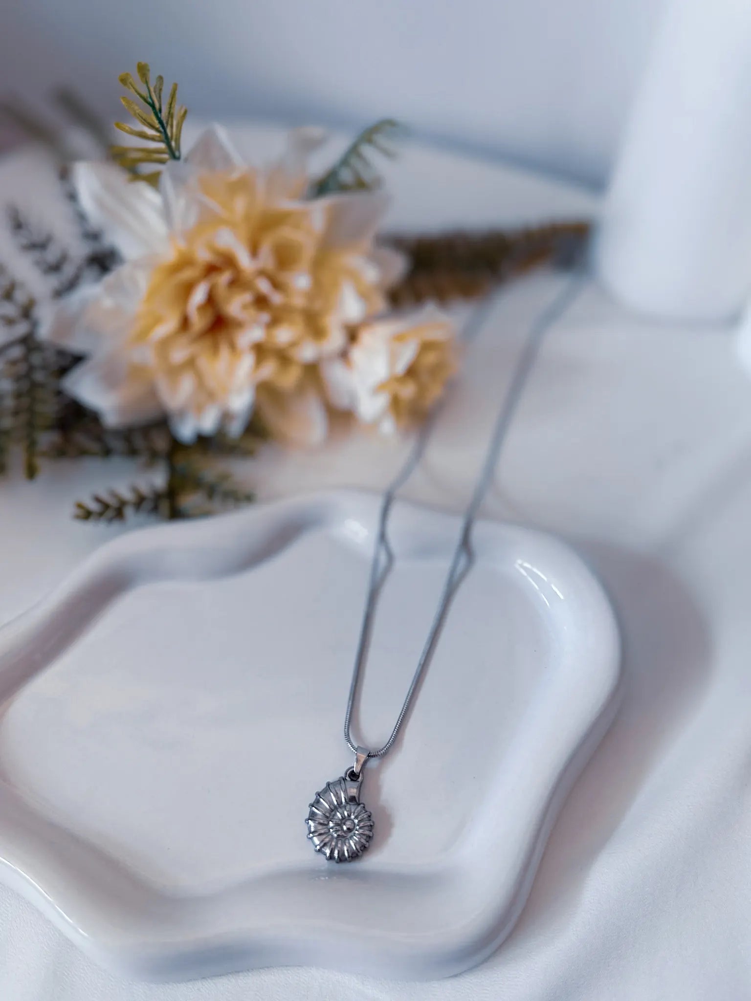 Colar Porto prateado